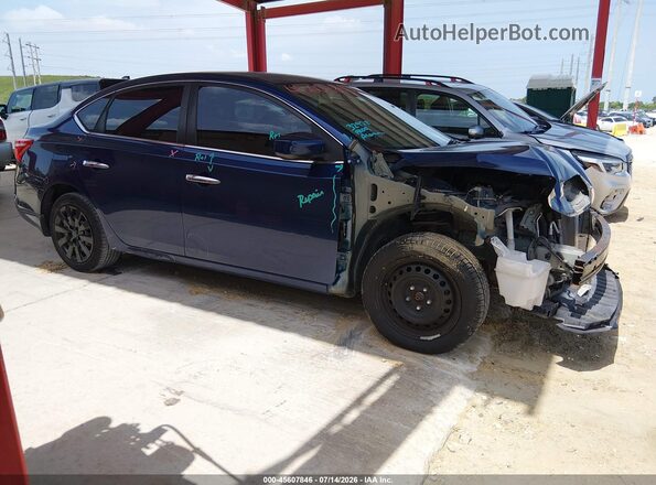 3N1AB7AP8GY334010 2016 NISSAN SENTRA Blue Vista interior de 360 grados