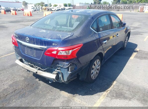 3N1AB7AP8GY334606 2016 NISSAN SENTRA Blue Tył prawy