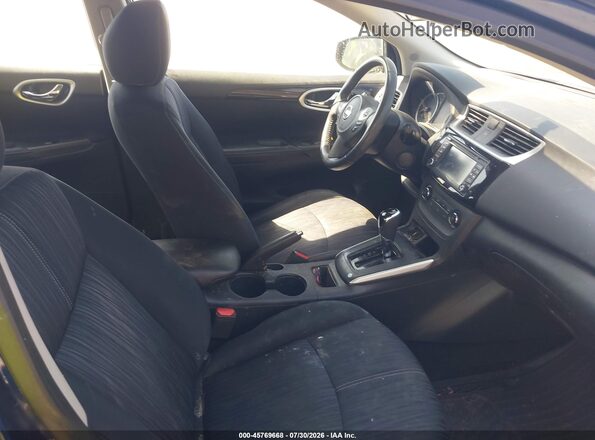 3N1AB7AP8GY334606 2016 NISSAN SENTRA Blue Widok wnętrza z przodu