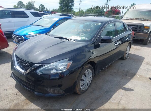 3N1AB7AP8HL636038 2017 NISSAN SENTRA Black Vista tres cuartos delantera izquierda