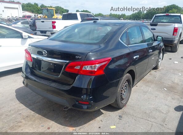 3N1AB7AP8HL636038 2017 NISSAN SENTRA Black Trasero derecho