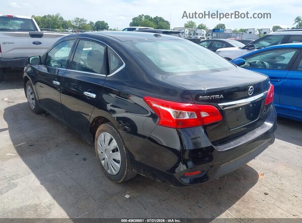 3N1AB7AP8HL636038 2017 NISSAN SENTRA Black Trasero izquierdo