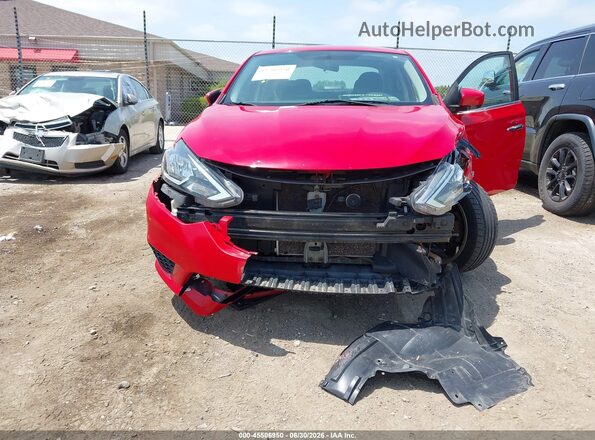 3N1AB7AP8HL694019 2017 NISSAN SENTRA Red Դիմացի տեսք