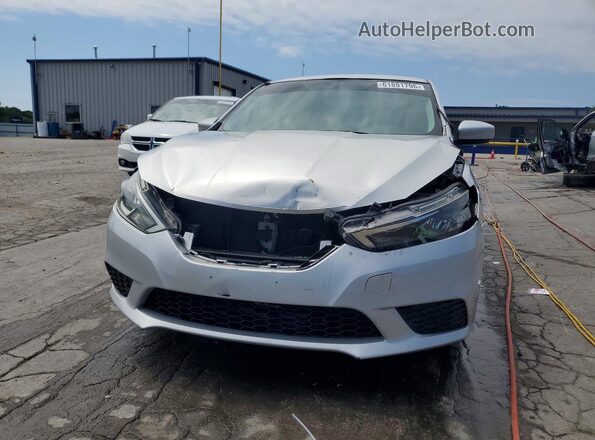 3N1AB7AP8HL694070 2017 NISSAN SENTRA Серебряный Вид спереди