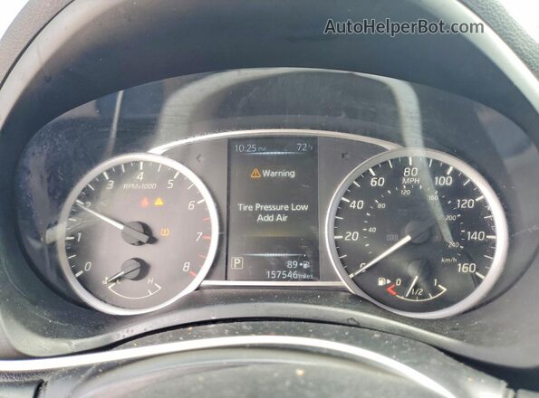 3N1AB7AP8HL694070 2017 NISSAN SENTRA Серебряный Вид щитка приборов