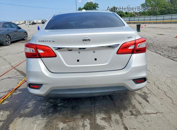 3N1AB7AP8HL694070 2017 NISSAN SENTRA Серебряный Вид сзади