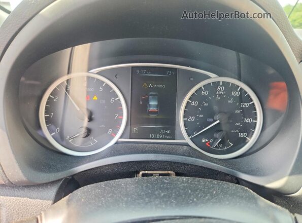 3N1AB7AP8HL715581 2017 NISSAN SENTRA White Instrument cluster view
