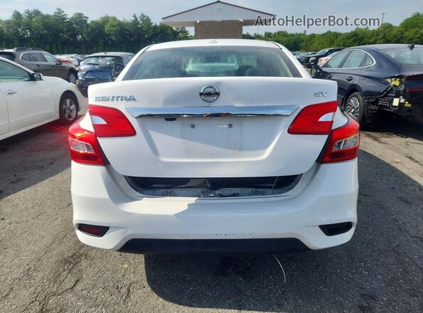 3N1AB7AP8HL715581 2017 NISSAN SENTRA White Rear view