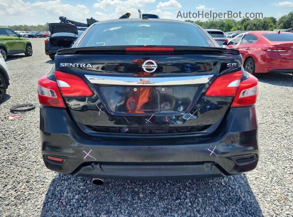 3N1AB7AP8HL716715 2017 NISSAN SENTRA Black Вид ззаду