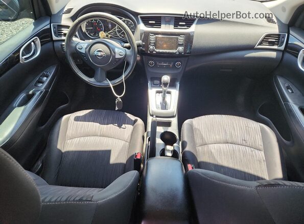 3N1AB7AP8HL716715 2017 NISSAN SENTRA Black Вид панелі приладів