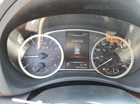 3N1AB7AP8HL716715 2017 NISSAN SENTRA Black Вид щитка приладів