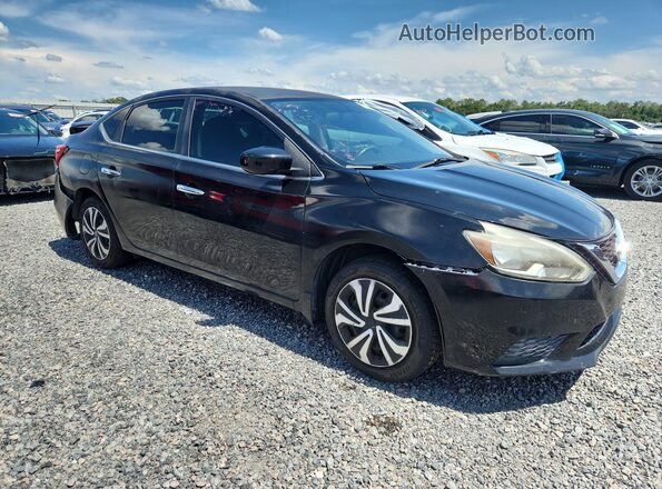 3N1AB7AP8HL716715 2017 NISSAN SENTRA Black Передня права чверть