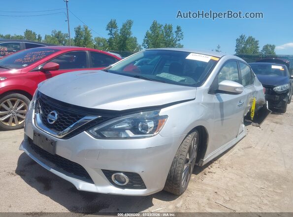 3N1AB7AP8HY206433 2017 NISSAN SENTRA Silver Vista tres cuartos delantera izquierda