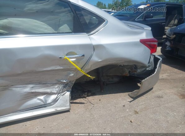 3N1AB7AP8HY206433 2017 NISSAN SENTRA Silver Vista frontal