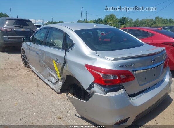 3N1AB7AP8HY206433 2017 NISSAN SENTRA Silver Trasero izquierdo