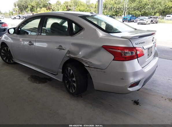 3N1AB7AP8HY220770 2017 NISSAN SENTRA Silver Tył lewy