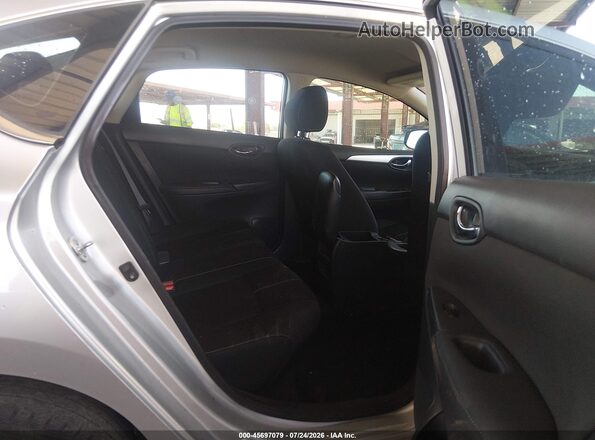 3N1AB7AP8HY226049 2017 NISSAN SENTRA Silver Widok naklejki z numerem VIN