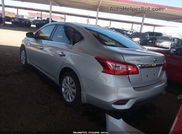 3N1AB7AP8HY226049 2017 NISSAN SENTRA Silver Tył lewy
