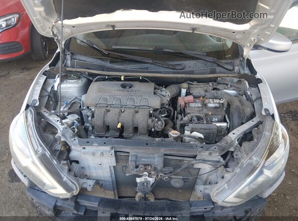 3N1AB7AP8HY226049 2017 NISSAN SENTRA Silver Widok z tyłu