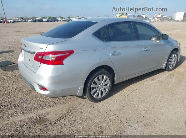 3N1AB7AP8HY255275 2017 NISSAN SENTRA Silver Задня права чверть