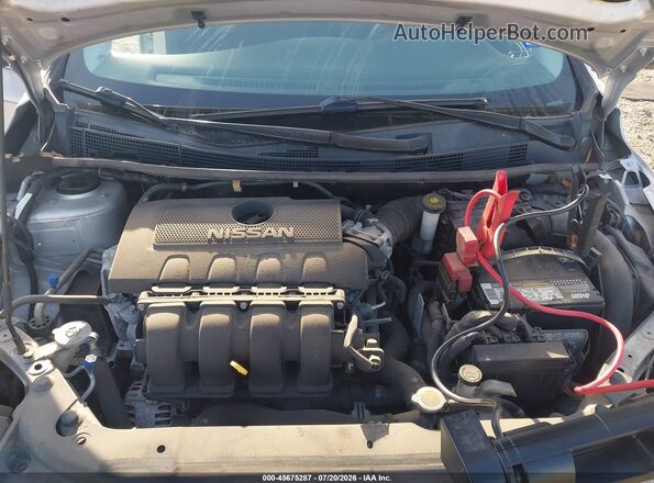 3N1AB7AP8HY255275 2017 NISSAN SENTRA Silver Вид ззаду