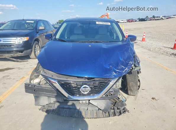 3N1AB7AP8HY255986 2017 NISSAN SENTRA Blue Widok z przodu