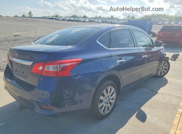 3N1AB7AP8HY255986 2017 NISSAN SENTRA Blue Tył prawy