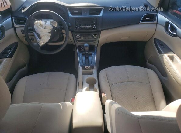 3N1AB7AP8HY255986 2017 NISSAN SENTRA Blue Widok deski rozdzielczej