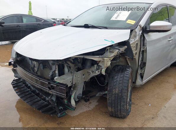 3N1AB7AP8HY263909 2017 NISSAN SENTRA Silver Դիմացի տեսք