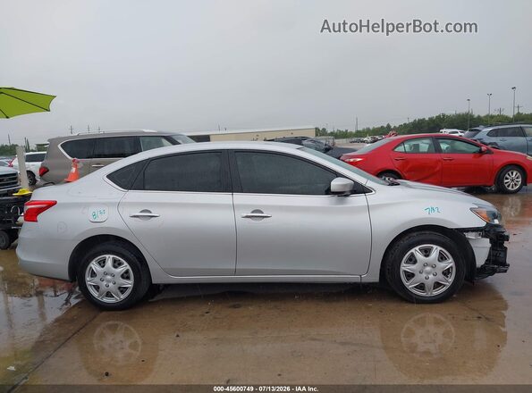 3N1AB7AP8HY263909 2017 NISSAN SENTRA Silver Սալոնի 360 աստիճան տեսք