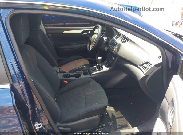 3N1AB7AP8HY293699 2017 NISSAN SENTRA Синий Вид салона спереди