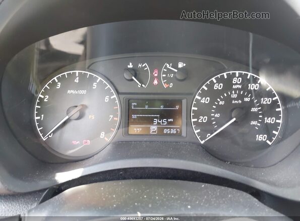 3N1AB7AP8HY293699 2017 NISSAN SENTRA Синий Вид задних сидений