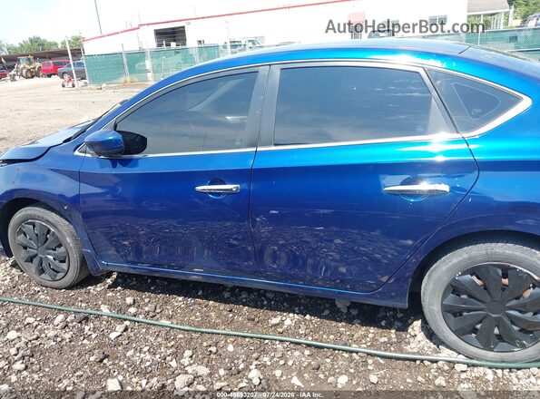 3N1AB7AP8HY293699 2017 NISSAN SENTRA Синий Панорамный вид салона 360°