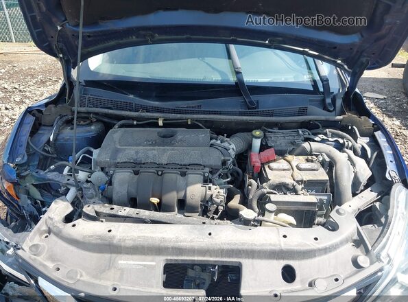 3N1AB7AP8HY293699 2017 NISSAN SENTRA Синий Вид сзади