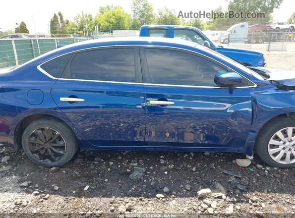 3N1AB7AP8HY293699 2017 NISSAN SENTRA Синий Вид задней части салона