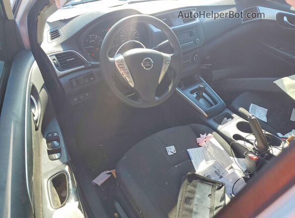 3N1AB7AP8HY309223 2017 NISSAN SENTRA White Вид панелі приладів