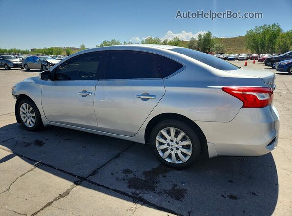 3N1AB7AP8HY309528 2017 NISSAN SENTRA Silver Задня ліва чверть