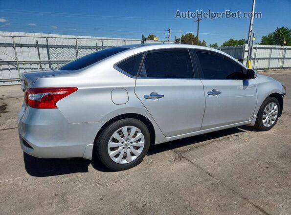 3N1AB7AP8HY309528 2017 NISSAN SENTRA Silver Задня права чверть
