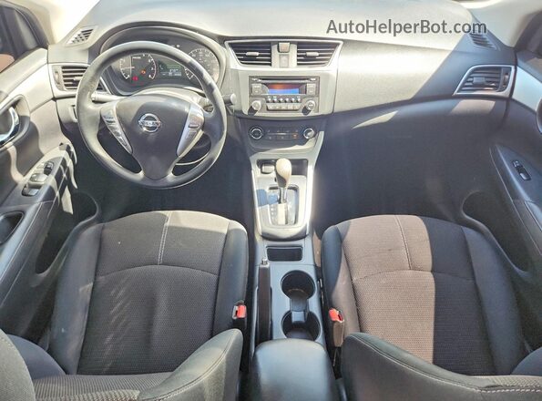 3N1AB7AP8HY309528 2017 NISSAN SENTRA Silver Вид панелі приладів