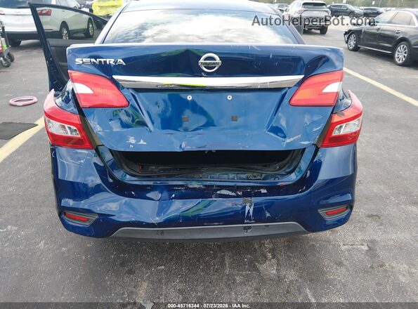 3N1AB7AP8HY325664 2017 NISSAN SENTRA Blue Դիմացի տեսք