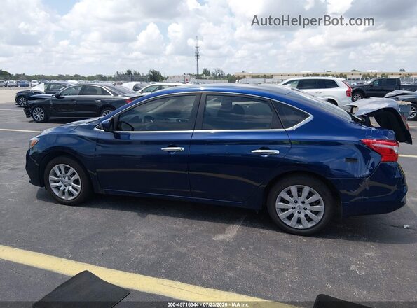 3N1AB7AP8HY325664 2017 NISSAN SENTRA Blue Սալոնի 360 աստիճան տեսք