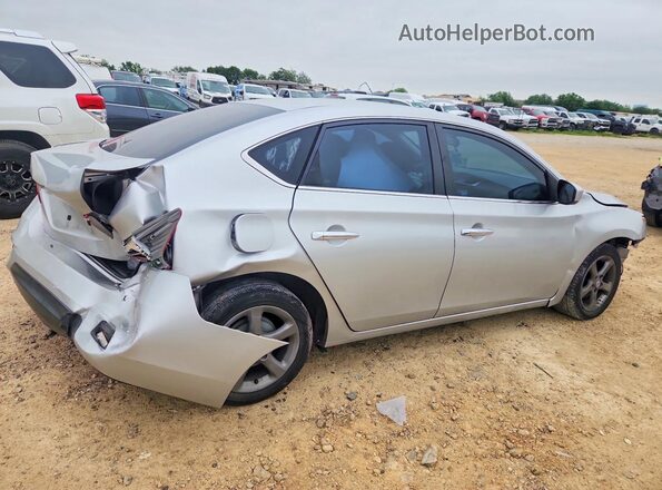 3N1AB7AP8HY332971 2017 NISSAN SENTRA Silver Задня права чверть