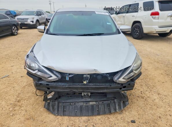 3N1AB7AP8HY332971 2017 NISSAN SENTRA Silver Вид спереду