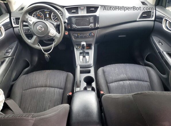 3N1AB7AP8HY334929 2017 NISSAN SENTRA White Dashboard view