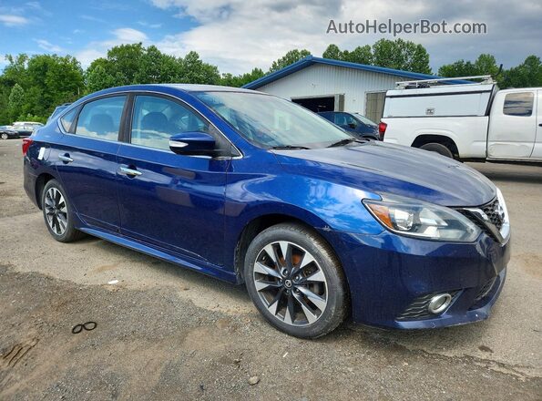 3N1AB7AP8HY348037 2017 NISSAN SENTRA Blue Przód prawy