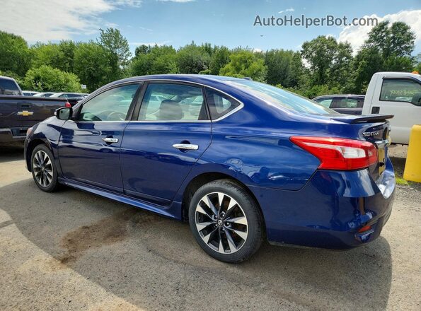 3N1AB7AP8HY348037 2017 NISSAN SENTRA Blue Tył lewy