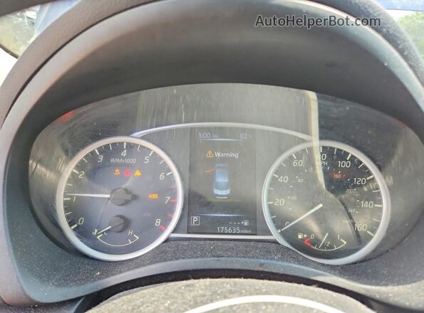 3N1AB7AP8HY348037 2017 NISSAN SENTRA Blue Widok zestawu wskaźników
