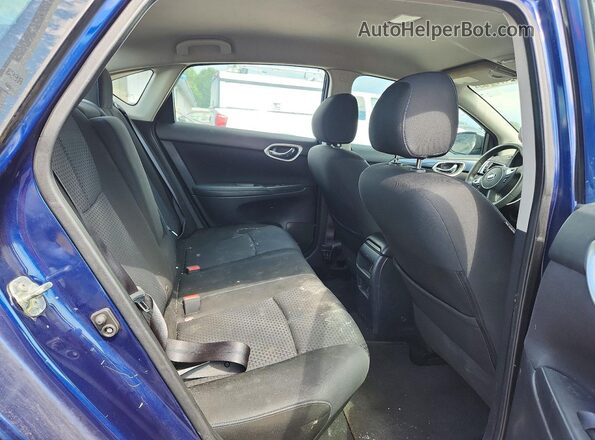3N1AB7AP8HY348037 2017 NISSAN SENTRA Blue Widok tylnych siedzeń
