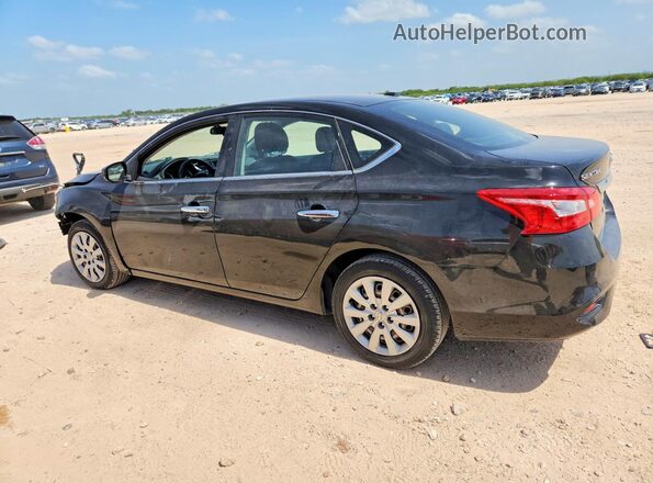 3N1AB7AP8HY350564 2017 NISSAN SENTRA Black Rear left