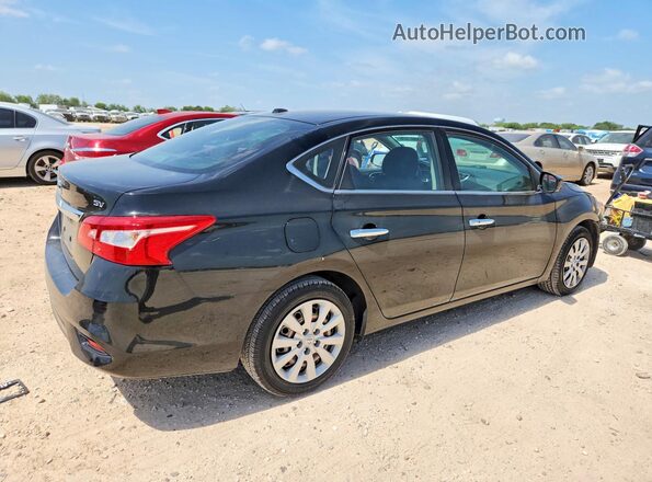3N1AB7AP8HY350564 2017 NISSAN SENTRA Black Rear right